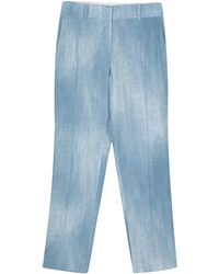 Ermanno Scervino - Pressed-Crease Tailored Trousers - Lyst