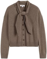 Chinti & Parker - Tie-Neck Button-Up Cardigan - Lyst