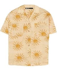 Bimba Y Lola - Bimba-By-The-South Textured-Cotton Oversize Shirt - Lyst