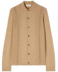 RETORI - Mix-Stitch Knit Cardigan - Lyst