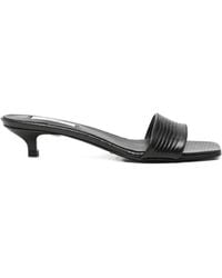 TOTEME - Lizard-Embossed Bandeau Sandals - Lyst