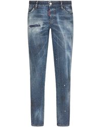 DSquared² - Sailor Crystal-Embellished Jeans - Lyst