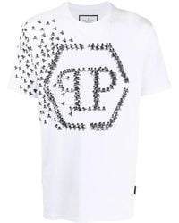 Philipp Plein - Camiseta con logo Skull Bones - Lyst