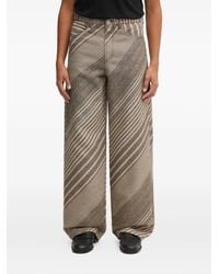 KENZO - Gestreifte Hose mit Taschen - Lyst