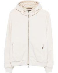 Moorer - Giacca Con Cappuccio E Zip - Lyst