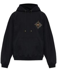 Versace - Sudadera Con Capucha Y Apliques - Lyst