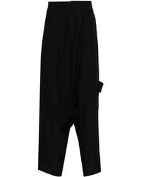 Yohji Yamamoto - Linen Drop-crotch Trousers - Lyst