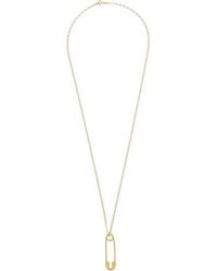 True Rocks - Safety Pin Necklace - Lyst