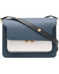 Marni Kleine 'Trunk' Satteltasche - Blau