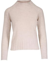 Kinross Cashmere - Funnel-Neck Sweater - Lyst
