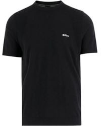BOSS - Camiseta con cuello redondo - Lyst