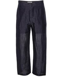 Henrik Vibskov - Button Grid Trousers - Lyst
