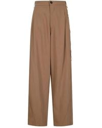 DARKPARK - Chain-Embellished Pleated Trousers - Lyst