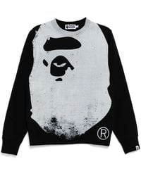 A Bathing Ape - Trui Met Vervaagde Print - Lyst