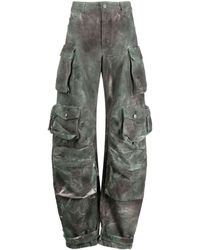 The Attico - Fern Camouflage Cargo Trousers - Lyst