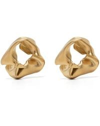 Completedworks - Twisted Hoop Earrings - Lyst