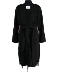 Bazar Deluxe - Fringed Belted Coat - Lyst