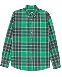 LC23 - Plaid-Pattern Pocket Shirt - Lyst
