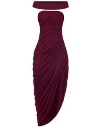 Chats by C.Dam Orcus Midi Dress in Black | Lyst