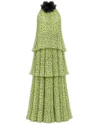 Charo Ruiz - Polka-Dot Pleated Maxi Dress - Lyst