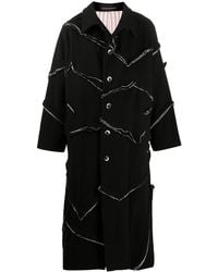 Yohji Yamamoto - Textured Trim Coat - Lyst