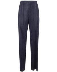 Pleats Please Issey Miyake - Straight-Leg Trousers - Lyst