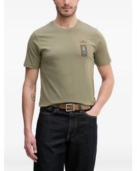 Aeronautica Militare - Logo-Patch Crew-Neck T-Shirt - Lyst