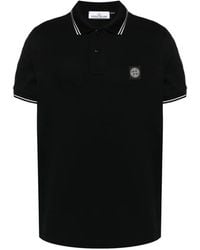 Stone Island - 2200010 Organic Cotton Piqué With Stretch Polo Shirt - Lyst