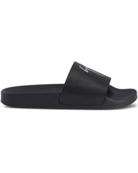 Giuseppe Zanotti - Brett Signature-Embellished Leather Sandals - Lyst