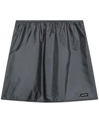 Miu Miu - Technical Fabric Skirt - Lyst