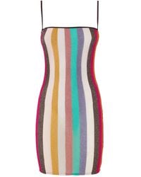 Missoni - Gestreepte Mini-Jurk - Lyst