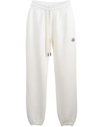 Moncler - Jogginghose Mit Logo-Patch - Lyst