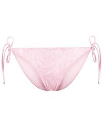 Versace - Barocco-Print Bikini Bottom - Lyst