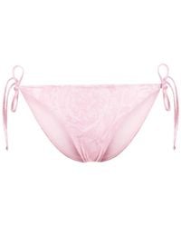 Versace - Barocco-Print Bikini Bottom - Lyst