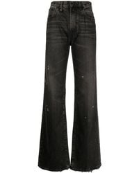 R13 - Paint-splatter Detail Jeans - Lyst