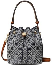 Tory Burch - Monogram Bucket Bag - Lyst