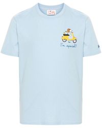 Mc2 Saint Barth - T-shirt con stampa x Vespa - Lyst