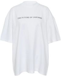 BONBOM - Slogan-Print T-Shirt - Lyst