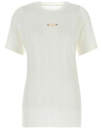 Maison Margiela - Logo-Patch T-Shirt - Lyst