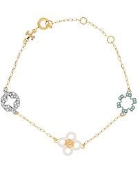 Tory Burch - Armband Mit Double T-Anhänger - Lyst
