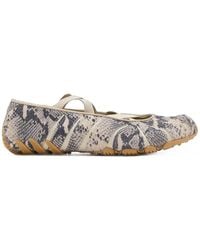 adidas - Ghost Sprint Snakeskin-Effect Ballet Flats - Lyst