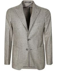 Tagliatore - Houndstooth-pattern Blazer - Lyst