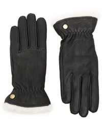Barbour - Gants En Cuir À Finitions En Polaire - Lyst