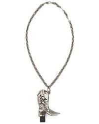 Twojeys - X Pg Pend-Drive Boot-Motif Necklace - Lyst