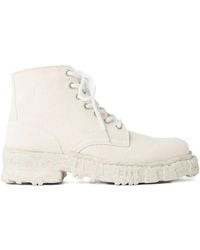 Maison Mihara Yasuhiro - Bottines Vernies À Lacets - Lyst