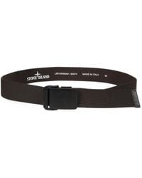 Stone Island - Logo-Engraved Belt - Lyst