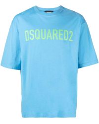 DSquared² - T-Shirt mit Logo-Print - Lyst