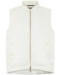 Moorer - Zipped Sleeveless Vest - Lyst