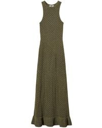 Twinset - Gebreide Maxi-Jurk - Lyst