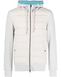 Herno - Zip-up Hooded Down Jacket - Lyst